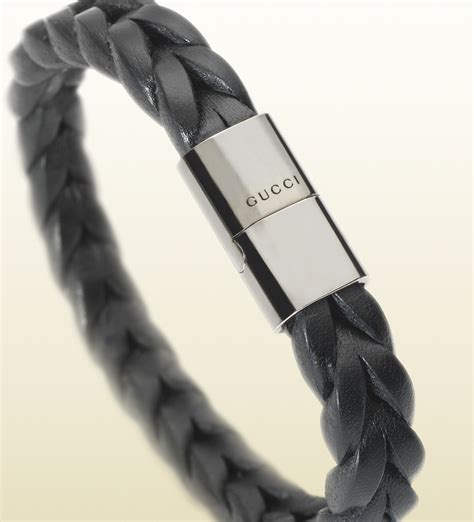 gucci leather bracelet|gucci leather bracelet for men.